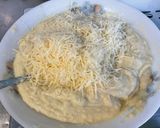 Une image de l'étape 8 de Écrasée gratinée de pommes de terre à l'ail, crème et emmental.
