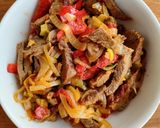 Foto del paso 2 de la receta: Relleno para tacos de carne (Con carne reciclada 😉)