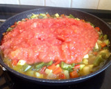 Foto del paso 3 de la receta: Pisto manchego con bacalao y huevo