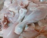 A picture of step 1 of Sukha Kadai Chicken.
