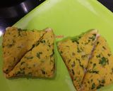 A picture of step 4 of Raw banana Hyderabadi toast.