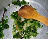 A picture of step 7 of Chicken Scallion Biryani.