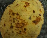 A picture of step 4 of Hummus with whole wheat pita bread and tomato chutney.