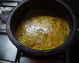 A picture of step 3 of Bendekai sambar/ Okra sambar:.