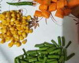 A picture of step 1 of Tandoori Veg subwich.