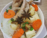 Foto langkah ke 5 dari resep Sop singkong bumbu soto banjar.