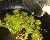 A picture of step 5 of Special fry green chillies.