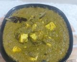 A picture of step 5 of Hadrabadi paneer.