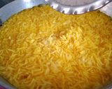 A picture of step 2 of Tayari (sweet rice).