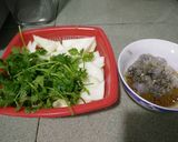 Hình bước làm 1 của món Canh bầu với tôm