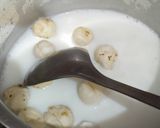 A picture of step 3 of Makhane and Dry fruit savayen.