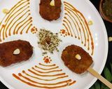 A picture of step 9 of Sprout lollypops.