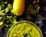 A picture of step 2 of Capsicum cucumber chutney.
