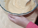 Tarta de banana con crema y dulce de leche