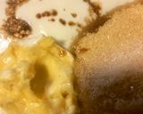A picture of step 5 of Basbousa.