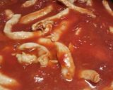 A picture of step 4 of Pollo alla Norma.