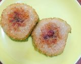 A picture of step 3 of Fried Bánh Tét.