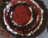 A picture of step 6 of Checkerboard cake.