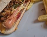 Une image de l'étape 2 de Hot-dogs gratinés saucisses et fromage.