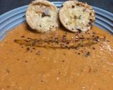 A picture of step 6 of Oven Roasted Tomato Garlic Saffron Soup.