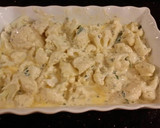 A picture of step 6 of Cauliflower "Mac" and Cheese.