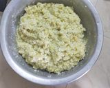 A picture of step 3 of Sabudana Potato Sev.