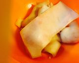 Hình bước làm 4 của món Nem Thính qua điện thoại