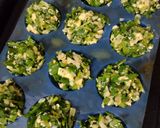 Foto del paso 3 de la receta: Muffins de espinaca sin harina