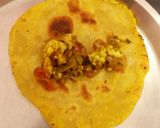A picture of step 5 of Paneer Roll.