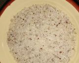 A picture of step 1 of Coconut Mango ladu/burfi.