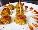 A picture of step 5 of Stuffed moong Chilla.