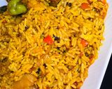 A picture of step 3 of Daddawa rice.