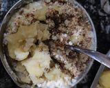 A picture of step 2 of Subudana ke Appe😋😍.