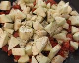 Une image de l'étape 5 de Tarte tatin Aubergine Tomates Chorizo.