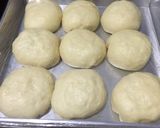Foto langkah ke 7 dari resep Roti Sobek / Roti Manis / Burger Bun resep anti gagal! cepat kalis.