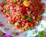 बीट वेज फ्राइड राइस(beet veg fried rice recipe in hindi) रेसिपी चरण 8 फोटो