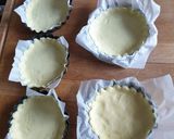 Une image de l'étape 2 de Tartelettes au chocolat blanc framboises.