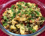 A picture of step 6 of Savory Chana-Aloo Chaat.