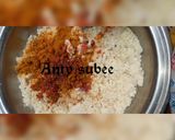 A picture of step 2 of Yam balls.
