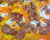Foto del paso 1 de la receta: Chorizo con chile morrón y elote