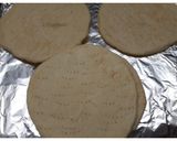 A picture of step 7 of Egg Pizza (without oven).