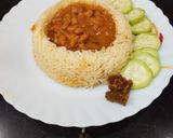 A picture of step 8 of Punjabi Rajma Masala.
