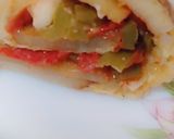 صورة لخطوة 7 من وصفة رولي بطاطا محشي بالخضر⁦ 🌶️⁩🍅🥔😋👍