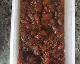 Foto del paso 1 de la receta Espaguetis con ternera y gambas en salsa