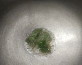 A picture of step 4 of French beans sabji.