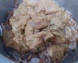 A picture of step 3 of Chicken tikka karahi.