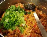 A picture of step 8 of Dirty Red Beans and Rice.