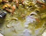 Gambar langkah 7 resipi Masak Lemak Umbut Kelapa dengan Udang.