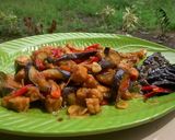 Foto langkah ke 8 dari resep Oseng tempe terong simple.