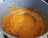 A picture of step 6 of Daal Bukhara.